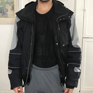 Bogner grey winter jacket large